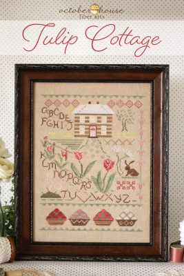 Tulip Cottage - Cross Stitch Pattern