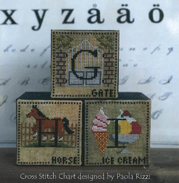 When I Think Of GHI - Cross Stitch Pattern