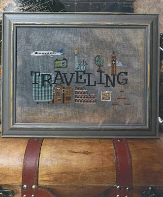 When I Think Of Traveling - Cross Stitch Pattern