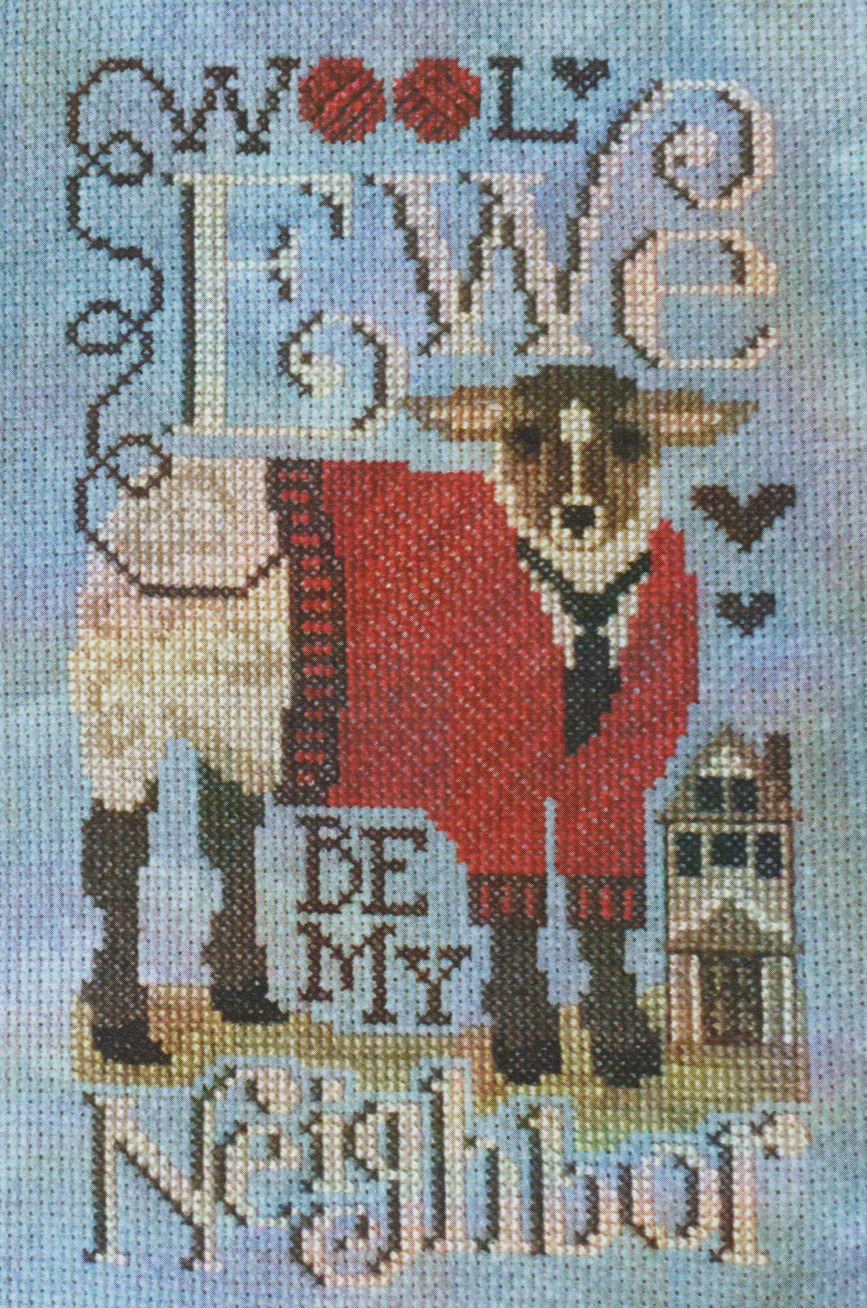 Fred's Ewenifying Question - Cross Stitch Pattern