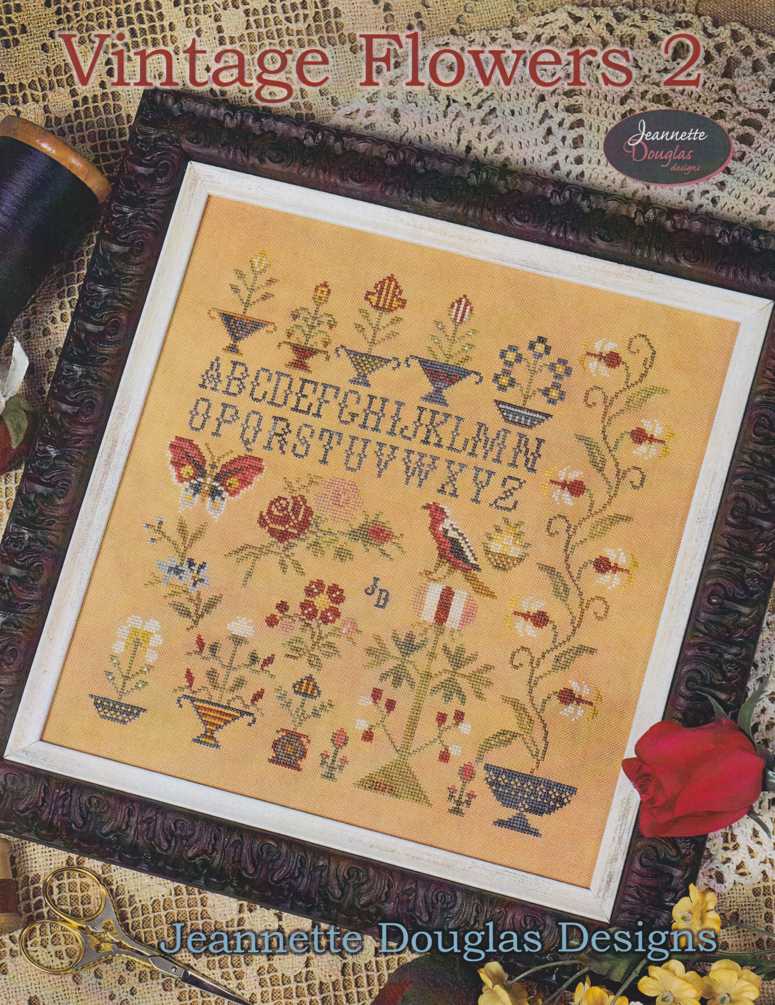 Vintage Flowers 2 - Cross Stitch Pattern