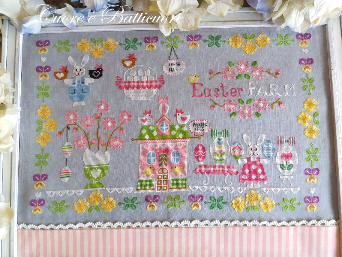 Easter Farm - Cross Stitch Pattern
