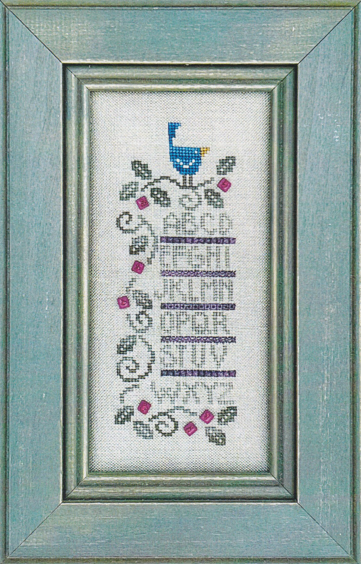 Plumberry Sampler - Cross Stitch Pattern
