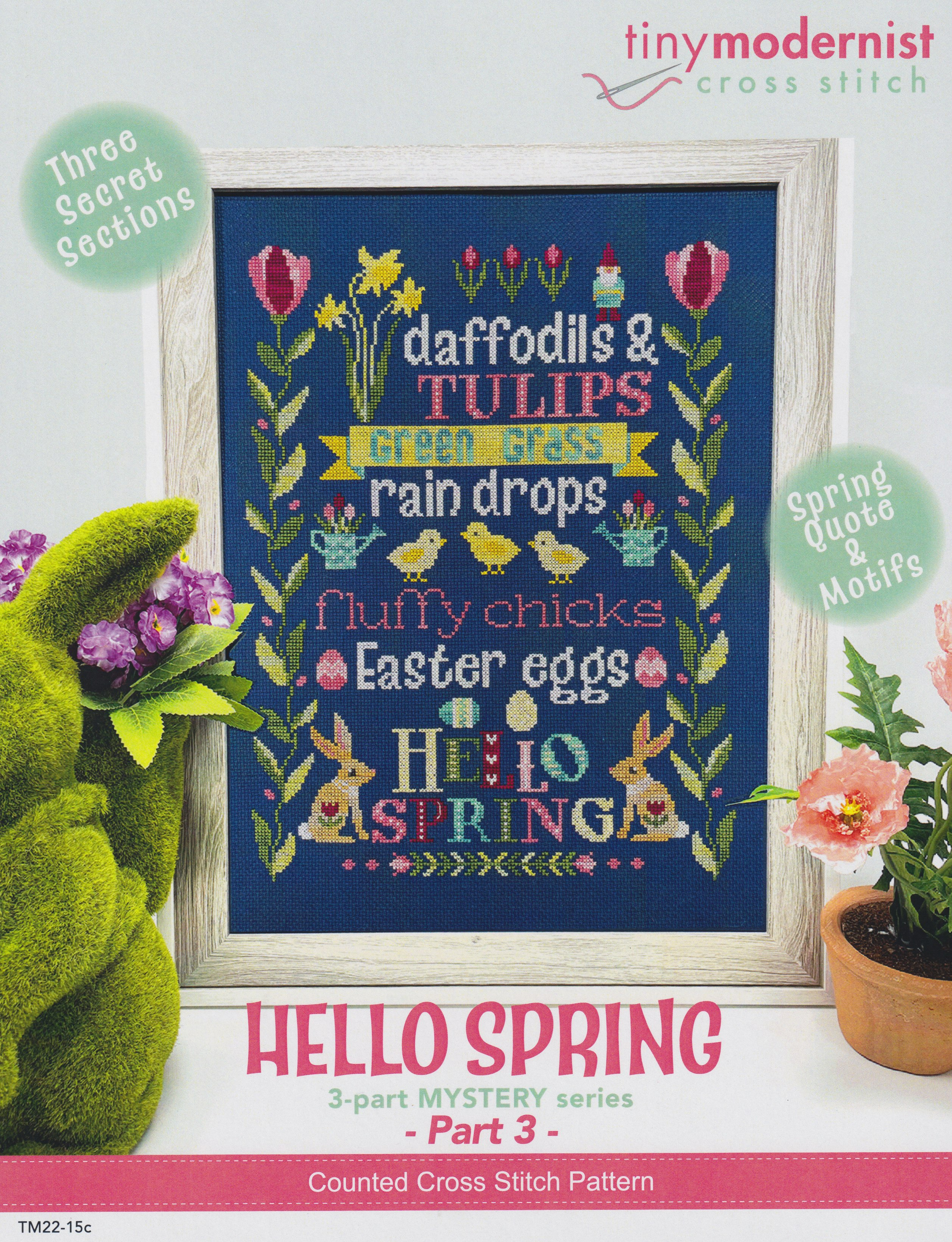 Hello Spring 3 - Cross Stitch Pattern