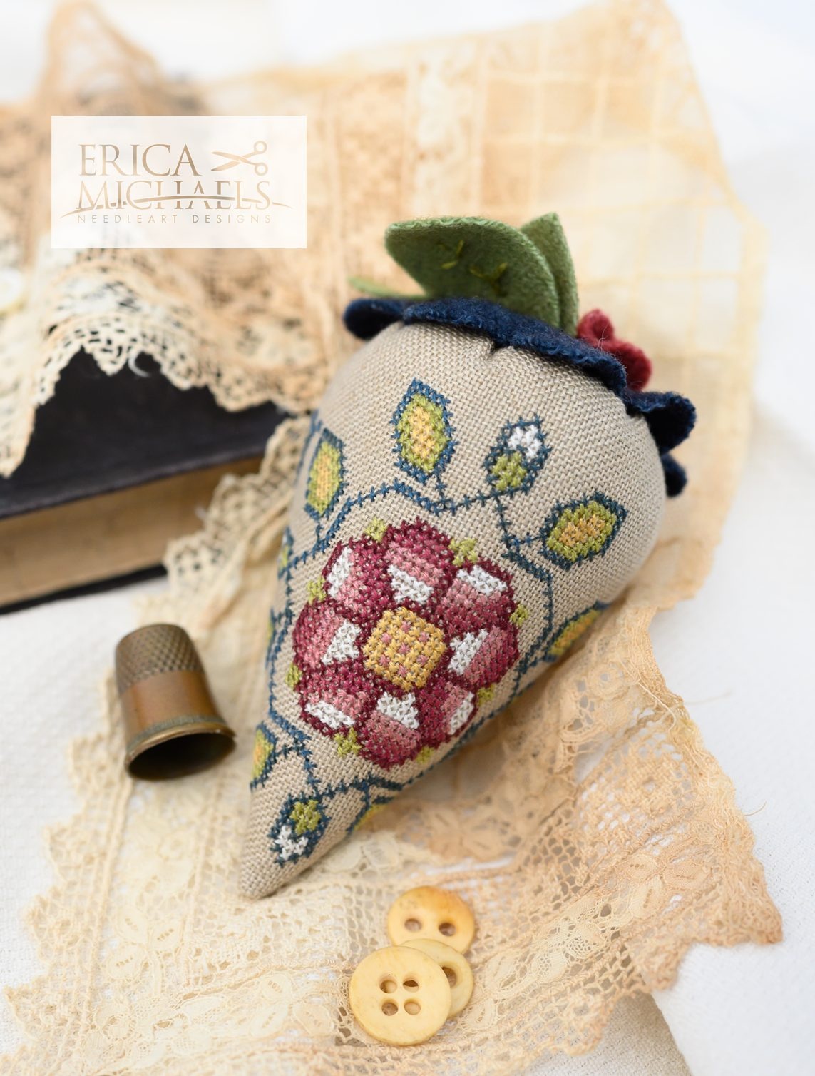 English Sampler Berries - Cross Stitch Pattern