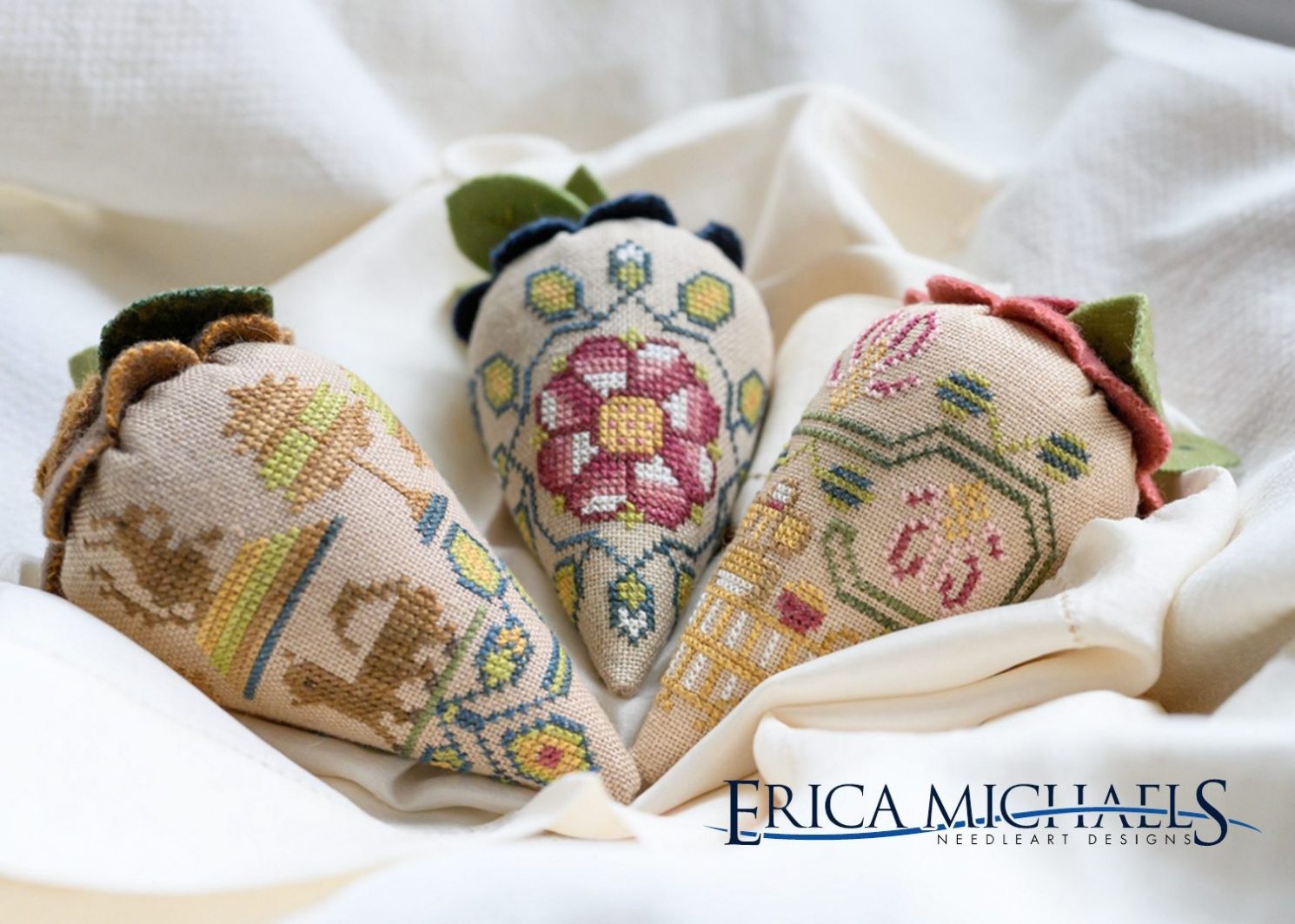 English Sampler Berries - Cross Stitch Pattern