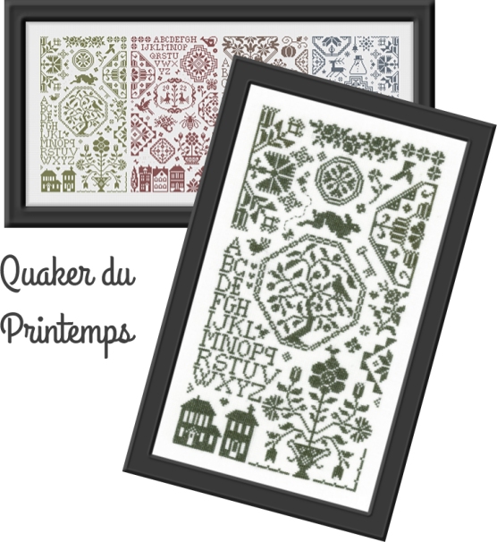 Quaker Du Printemps - Cross Stitch Pattern
