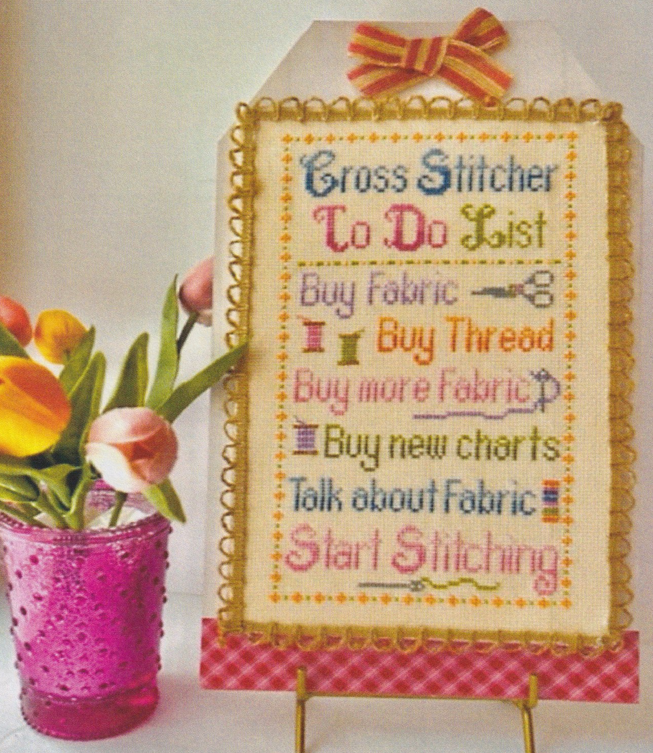 Cross Stitch To Do List - Cross Stitch Pattern