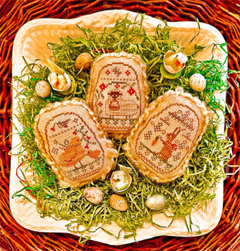 Spring Eggs VII - Cross Stitch Pattern