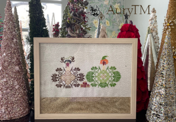 Rudolf And Elfina Gobblesnow - Cross Stitch Pattern