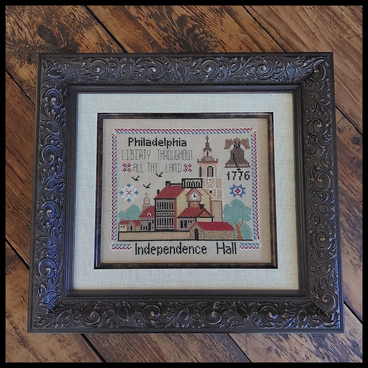 Independence Bell 1776 - Cross Stitch Pattern