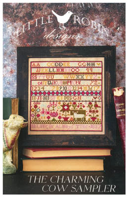 Charming Cow Sampler - Cross Stitch Pattern