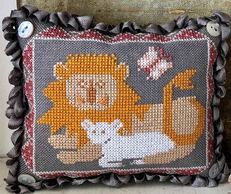 Lion & The Lamb - Cross Stitch Pattern