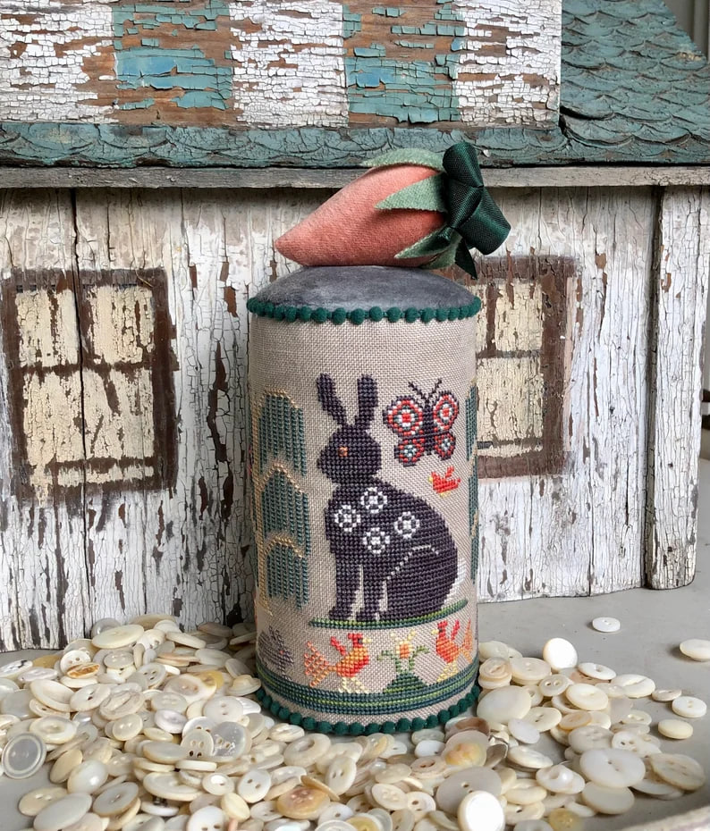Spring Pin Drum - Cross Stitch Pattern