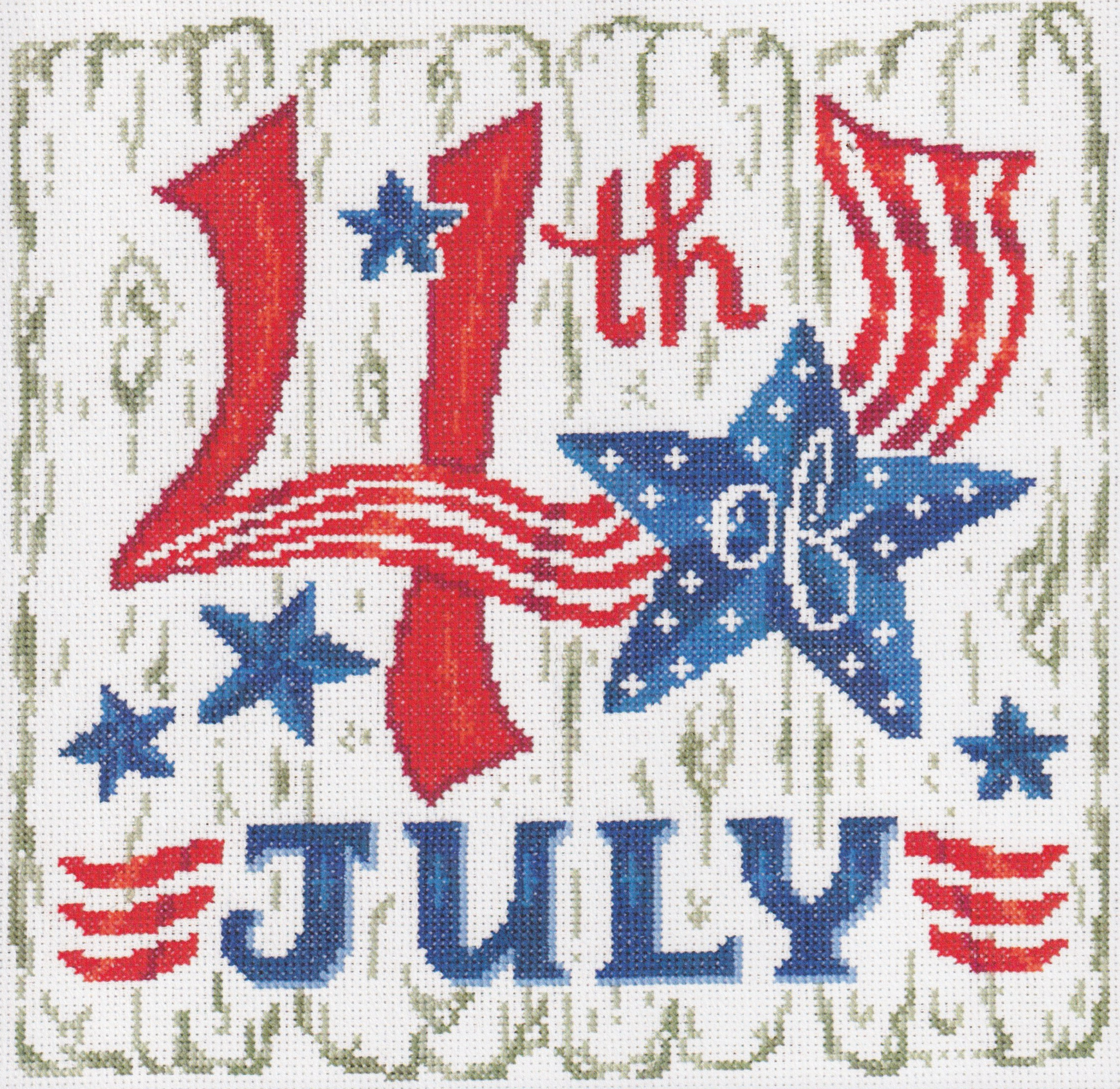 July 4th - Cross Stitch Pattern