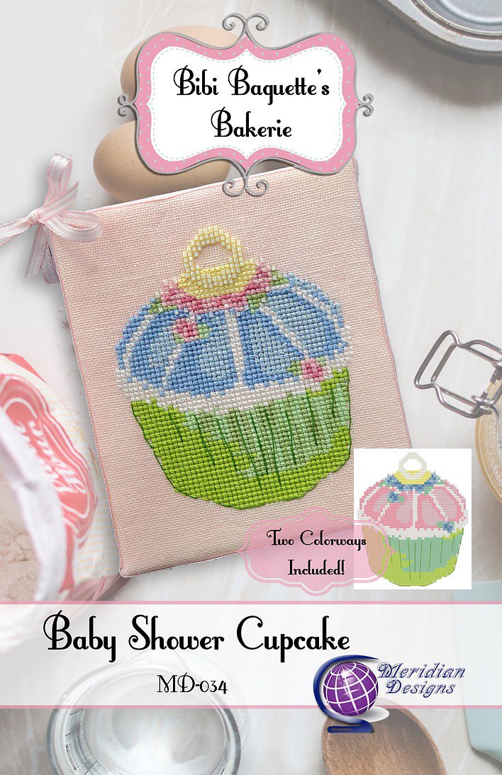 Baby Shower Cupcake - Cross Stitch Pattern