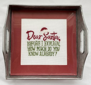 Dear Santa - Cross Stitch Pattern