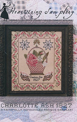 Charlotte Ash 1827 - Cross Stitch Pattern, zoomed in. Select this picture to zoom back out.