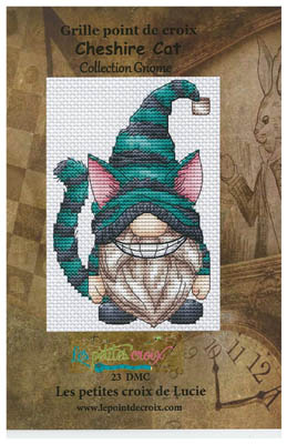 Cheshire Cat Gnome - Cross Stitch Pattern