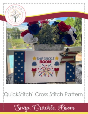 Snap, Crackle, Boom - 4th of July Cross Stitch Pattern