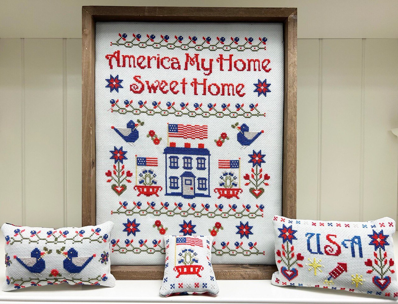 America My Home Sweet Home - Cross Stitch Pattern