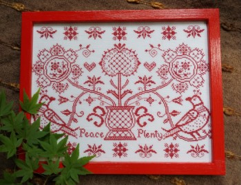 Peace & Plenty - A New Year's Wish - Cross Stitch Pattern