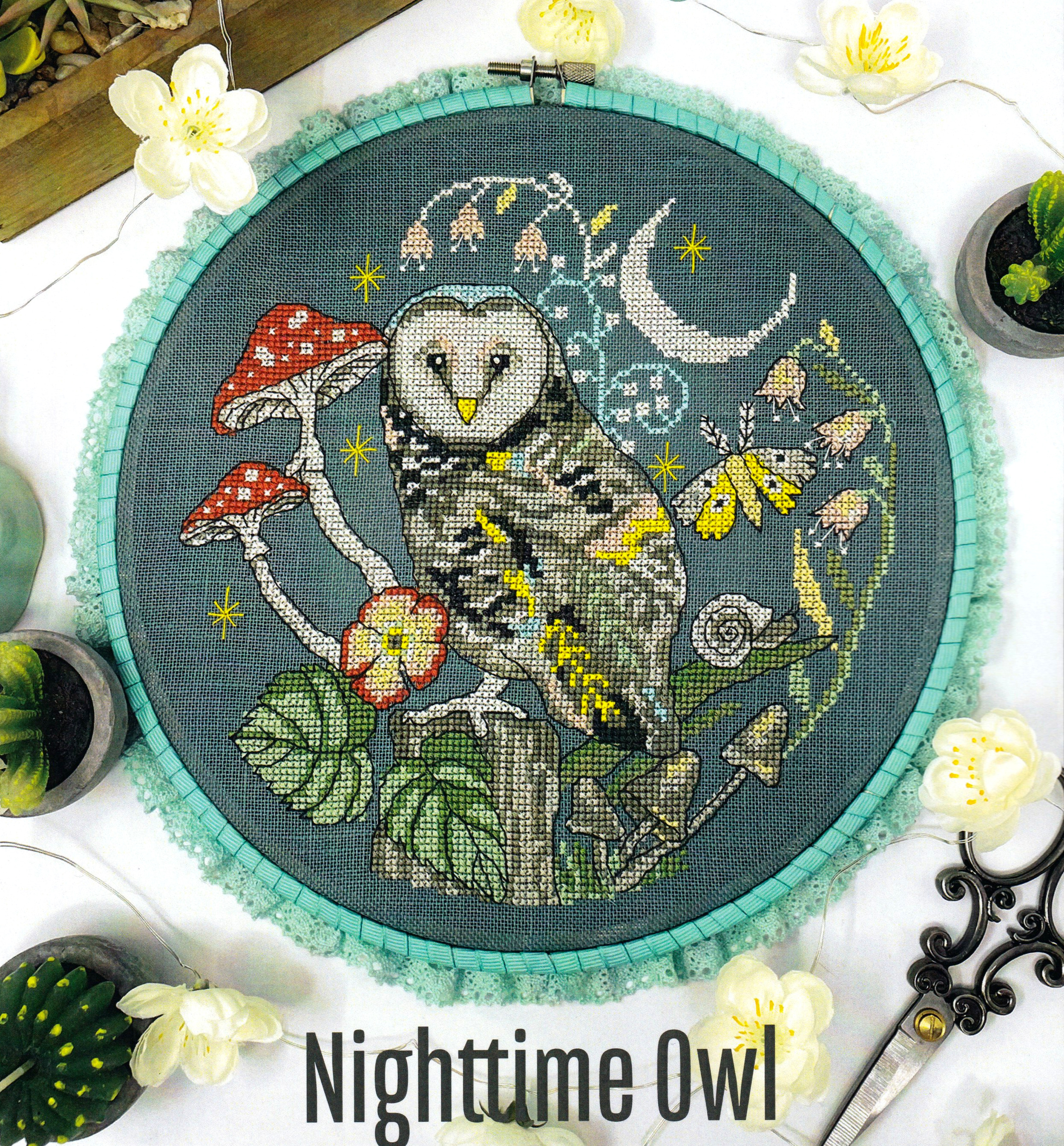 Nighttime Owl - Cross Stitch Pattern