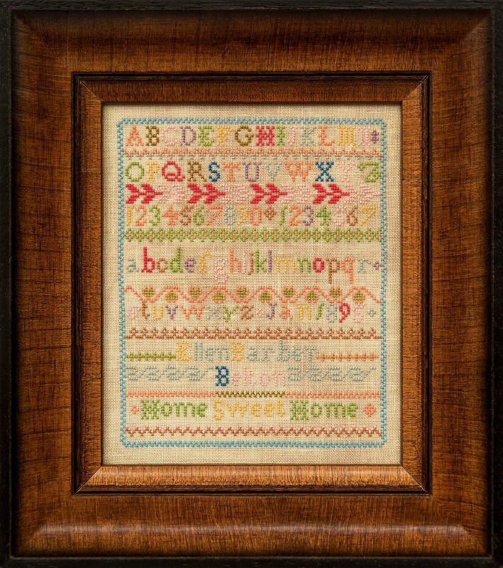 Ellen Barber 1895 Home Sweet Home - Cross Stitch Pattern