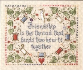Friendship (w/embs) - Cross Stitch Pattern