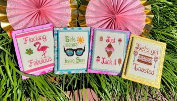 Sunsational 4-Pack - Cross Stitch Pattern