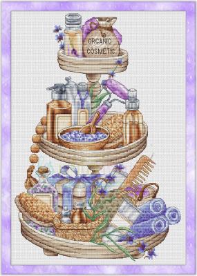 Bathroom Shelf - Cross Stitch Pattern