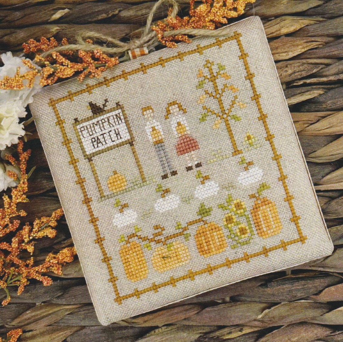 Fall on the Farm 7 - Pumpkin Patch - Cross Stitch Pattern