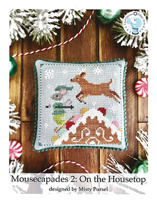 Mousecapades 2 - On The Housetop - Cross Stitch Pattern