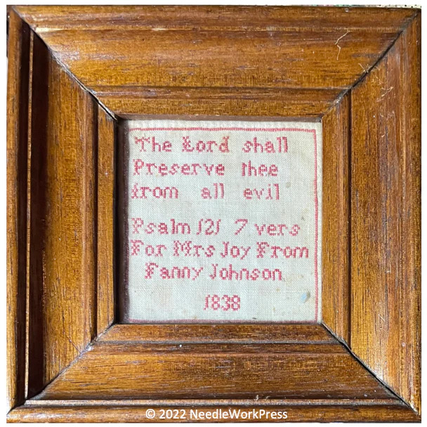 Fanny Johnson - Christian Cross Stitch Pattern