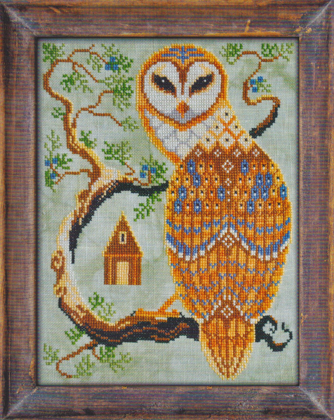 Year In The Woods 8 - Barn Owl - Cross Stitch Pattern