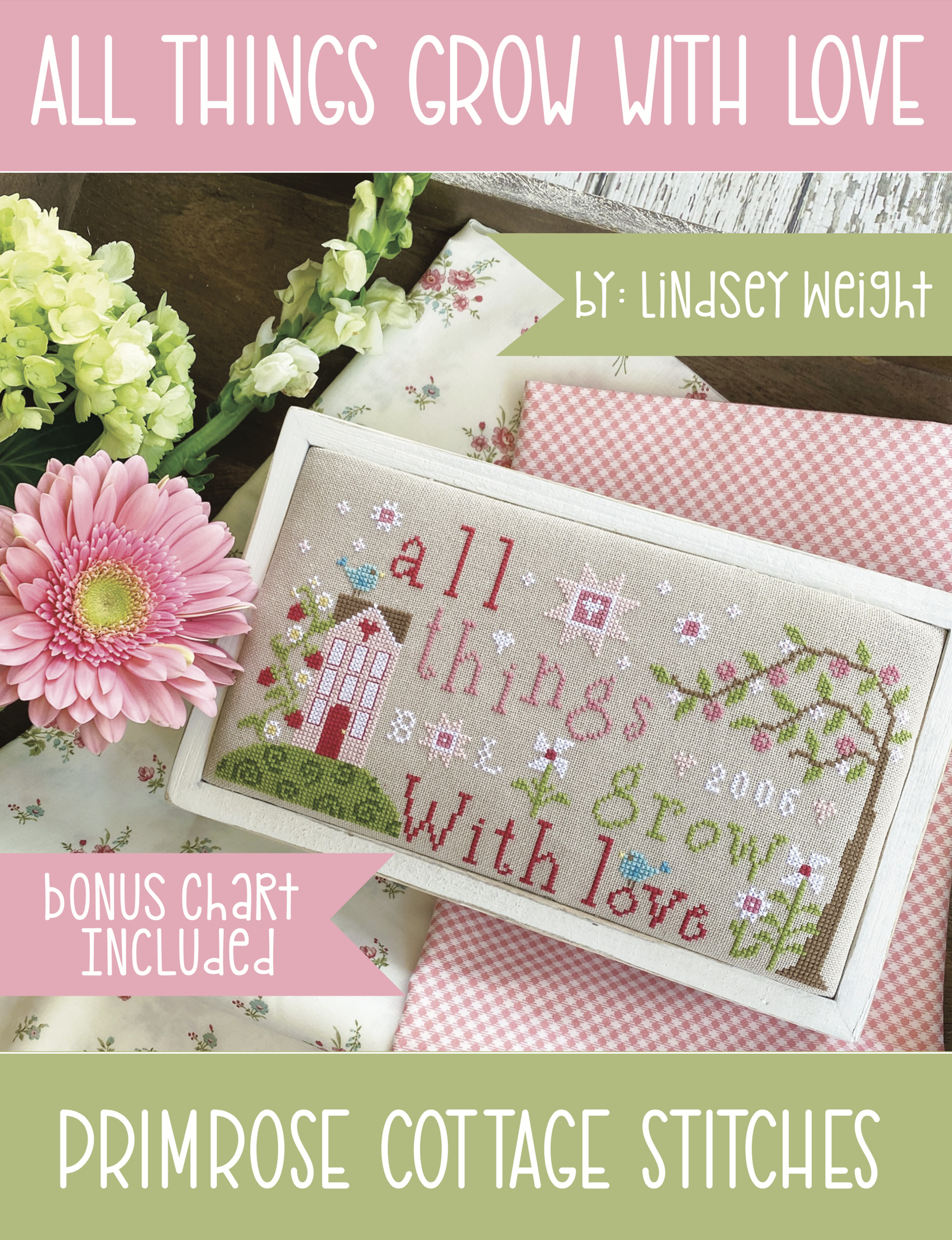 All Things Grow With Love Booklet - Cross Stitch Pattern