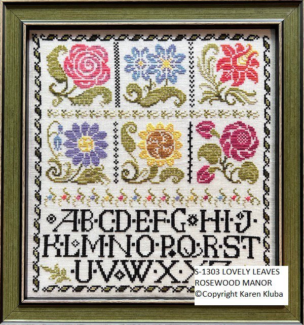 Lovely Leaves - Cross Stitch Pattern