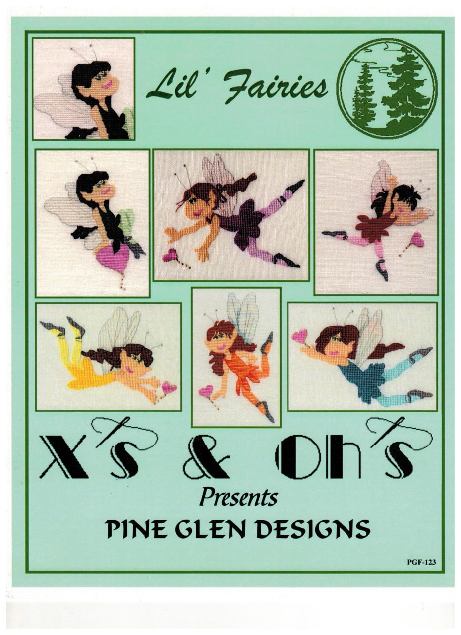 Lil Fairies (6 designs) - Cross Stitch Pattern