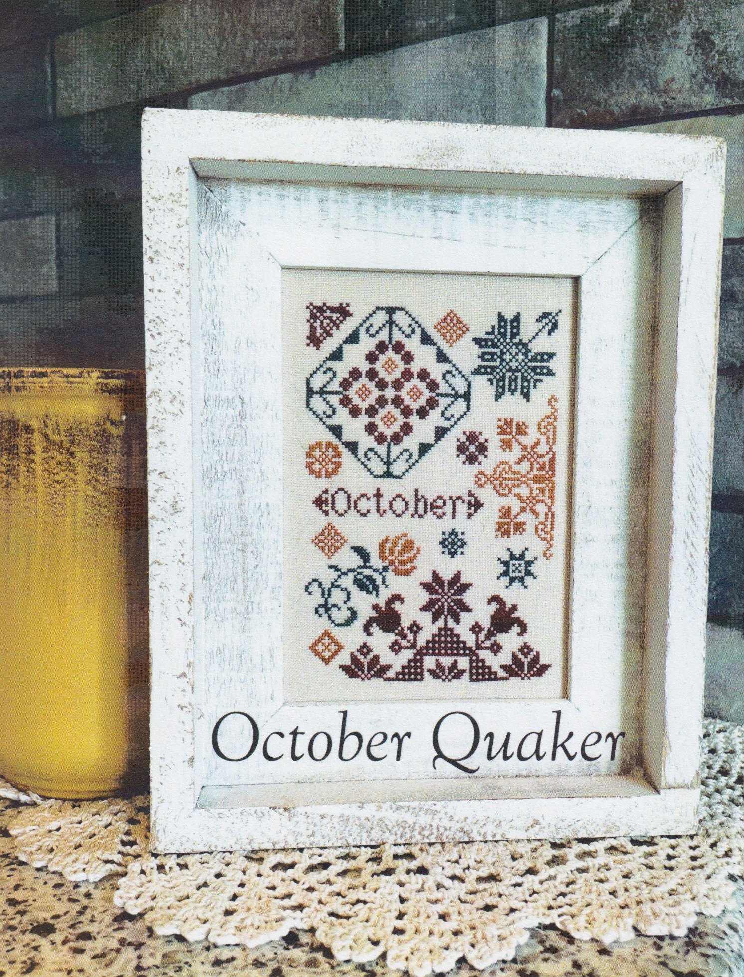 October Quaker - Cross Stitch Pattern