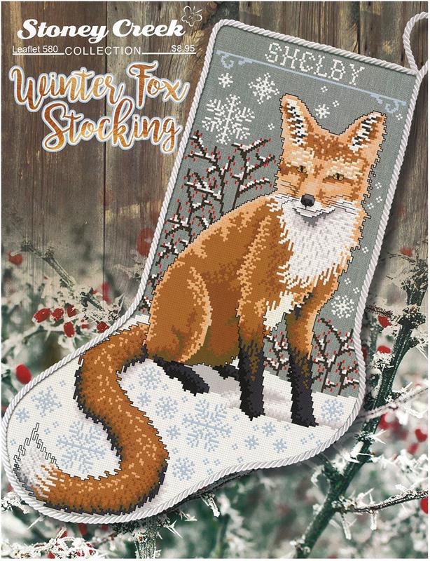 Winter Fox Stocking - Cross Stitch Pattern