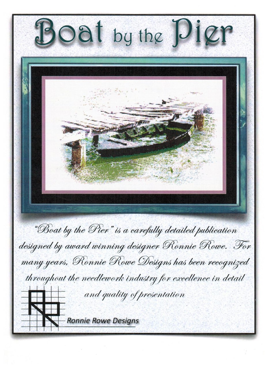 Boat By The Pier - Cross Stitch Pattern