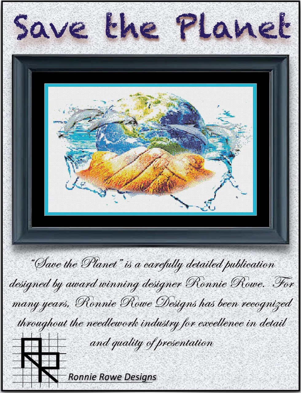 Save The Planet - Cross Stitch Pattern