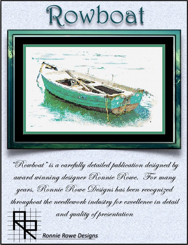 Rowboat - Cross Stitch Pattern