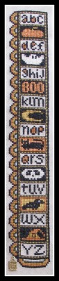 Halloween ABC (1 charm) - Cross Stitch Pattern