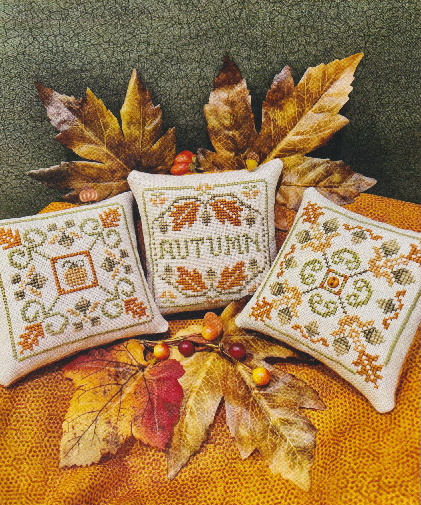 Autumn On The Square - Cross Stitch Pattern
