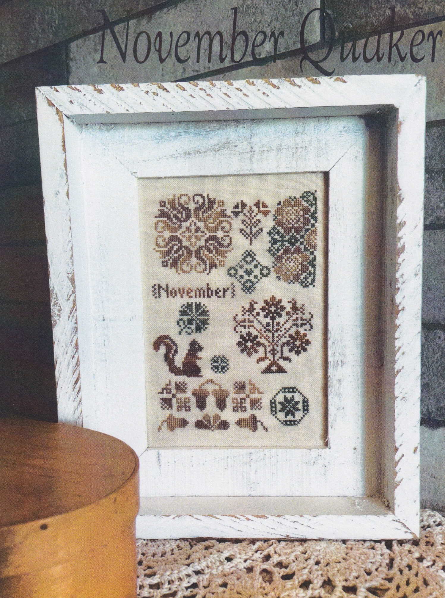 November Quaker - Cross Stitch Pattern