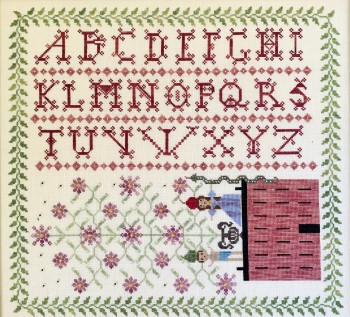 House In The Garden Sampler - Cross Stitch Pattern