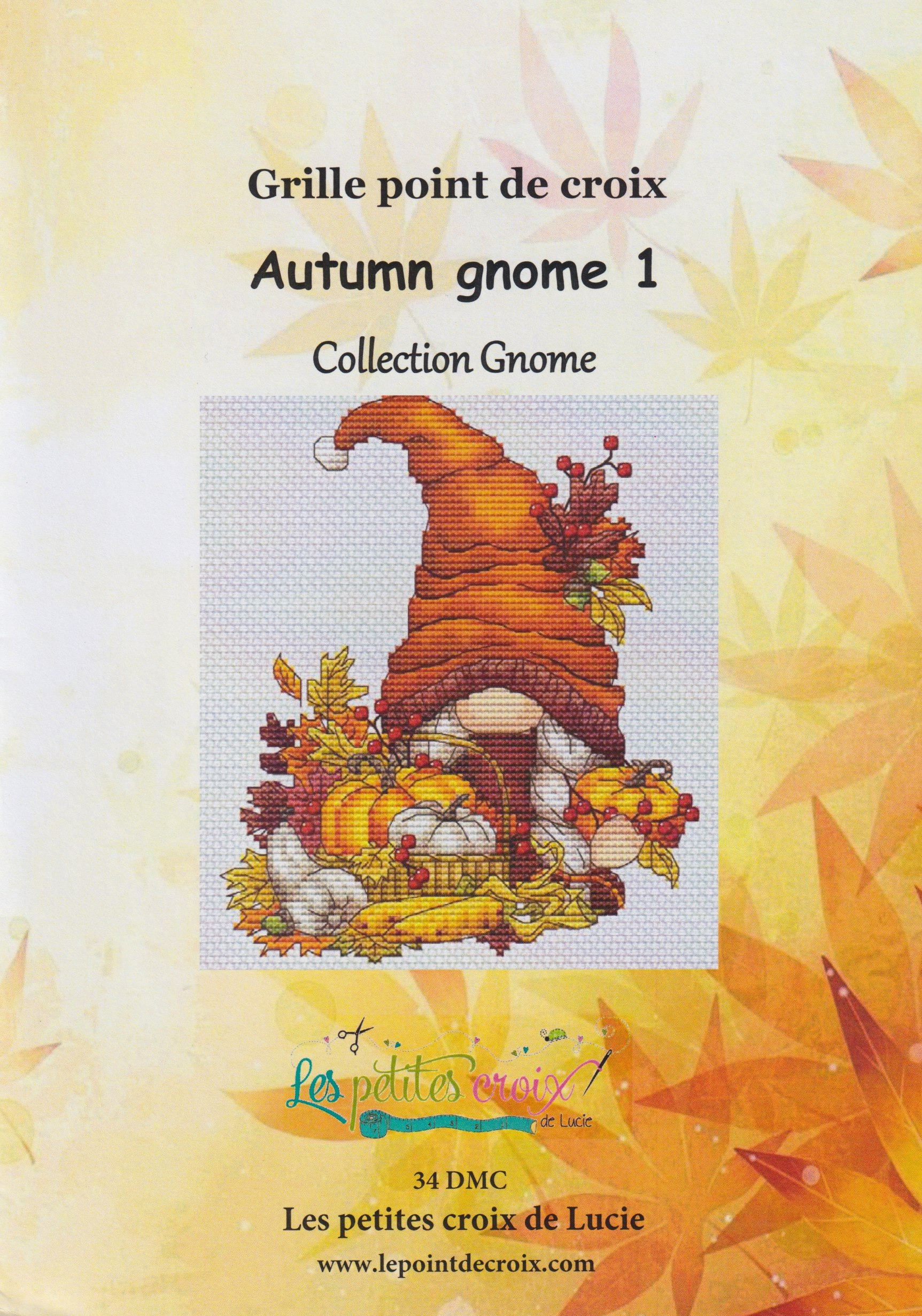 Autumn Gnome 1 - Cross Stitch Pattern