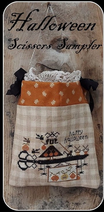 Halloween Scissors Sampler - Cross Stitch Pattern