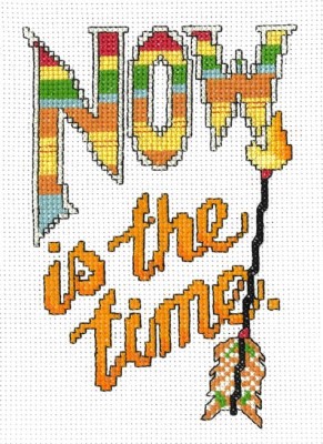 Now Is The Time - Cross Stitch Pattern